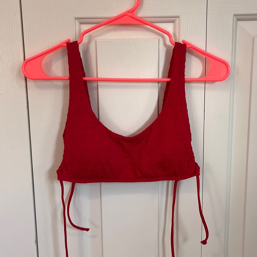 Hollister Red Bathing Suit Top